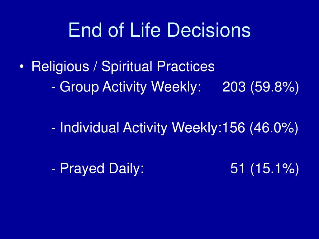 end of life decisions ethics end of life decisions ethics