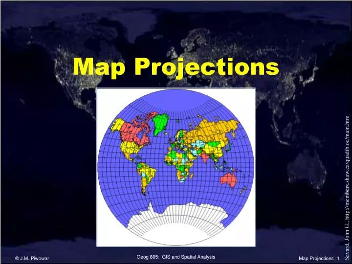 map projections n.