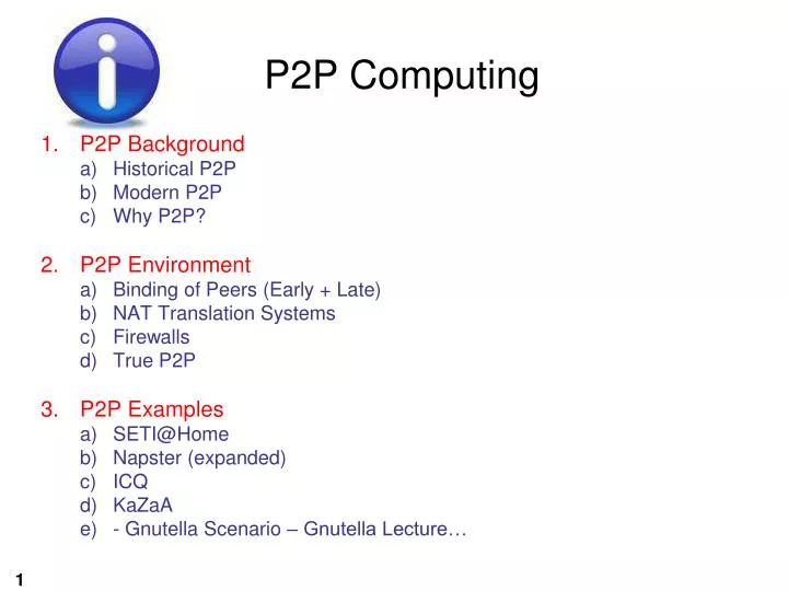 p2p computing n.