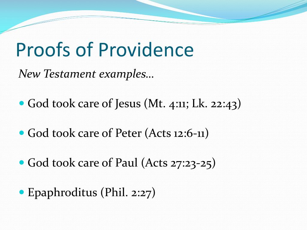 Providence Scriptures PPT - God Will Take Care of You PowerPoint Presentation, free download ...