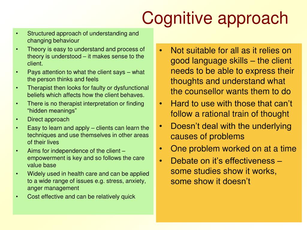 psychological approach to social care practice
