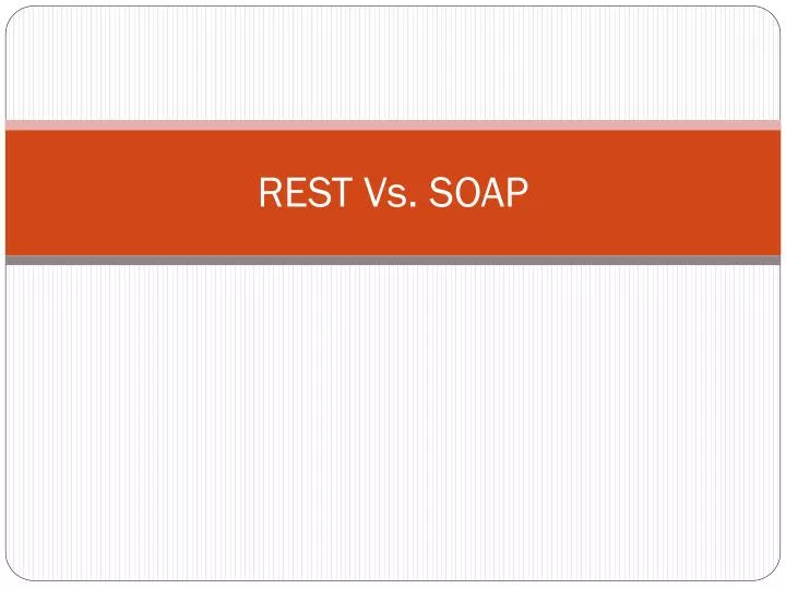 soap vs rest vs rmi soap vs rest vs rmi