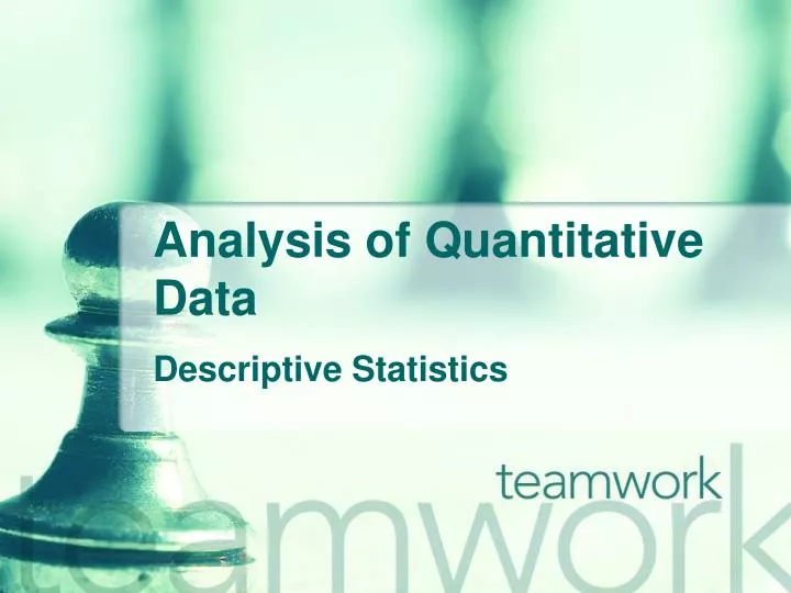 quantitative tools for data analysis quantitative tools for data analysis