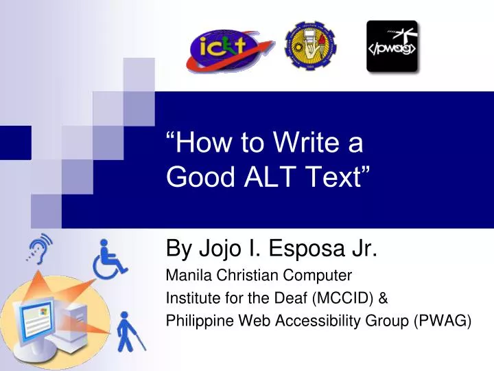 how to write a good alt text n.