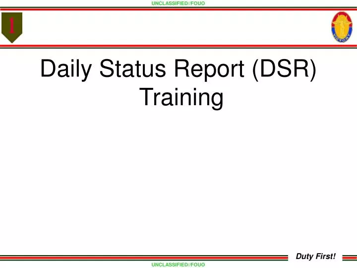 ppt daily status report dsr training powerpoint dsr report