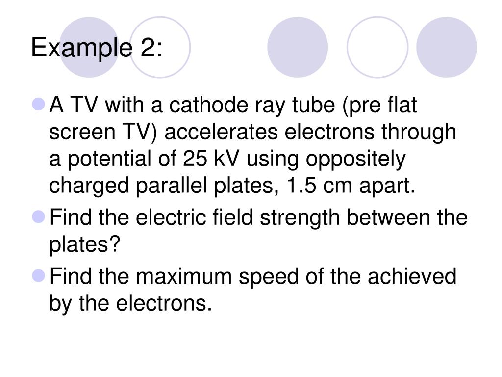 Ppt Charged Particles In Uniform Electric Fields Powerpoint