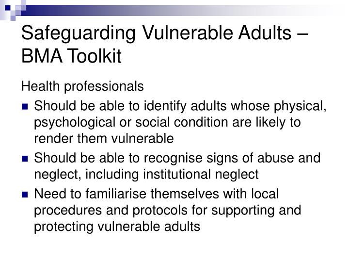 safeguarding and protection of vulnerable adults 2 essay The care act 2014 - local authorities have new duties for safeguarding vulnerable adults including lead a multi-agency local adult safeguarding system, find out. safeguarding and protection of vulnerable adults 2 essay The care act 2014 - local authorities have new duties for safeguarding vulnerable adults including lead a multi-agency local adult safeguarding system, find out.