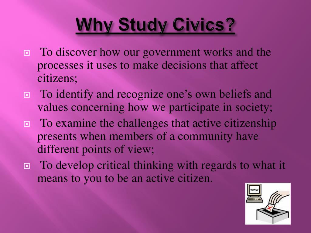 what does case study mean in civics