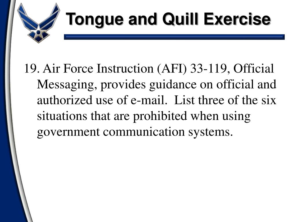 PPT Air Force Effective Writing PowerPoint Presentation, free