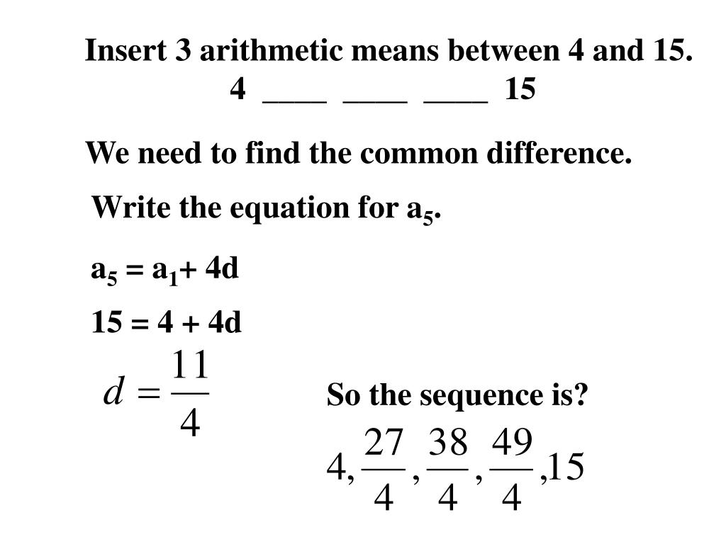 PPT - 9.2 Arithmetic Sequences and Partial Sums PowerPoint Presentation