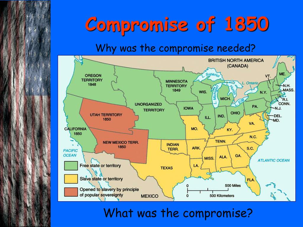 compromise of 1850 definition us history quizlet