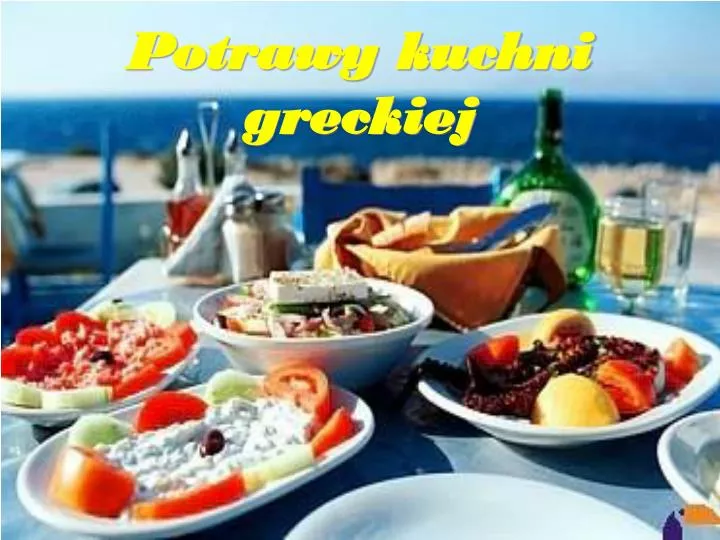 Ppt Potrawy Kuchni Greckiej Powerpoint Presentation Id2953031