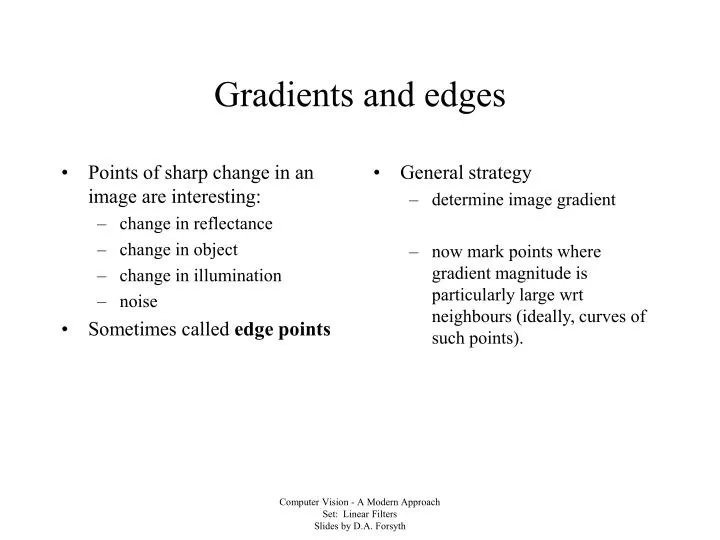 gradients and edges n.