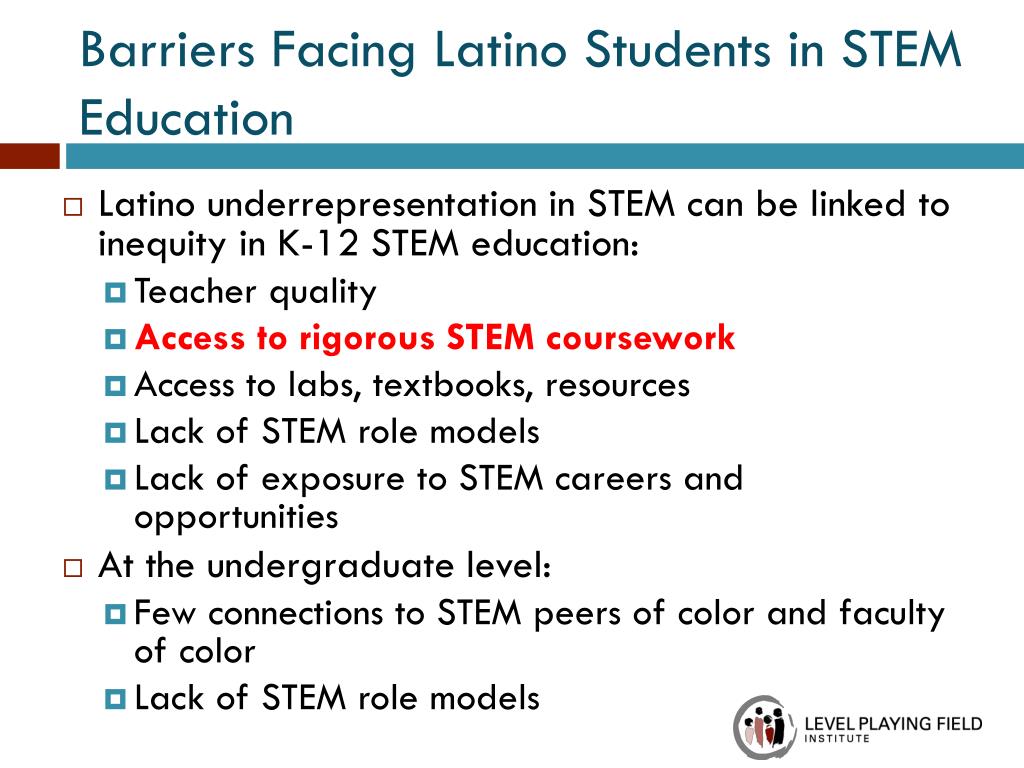 PPT - Bridging the Gap in STEM Education for Underrepresented Students ...