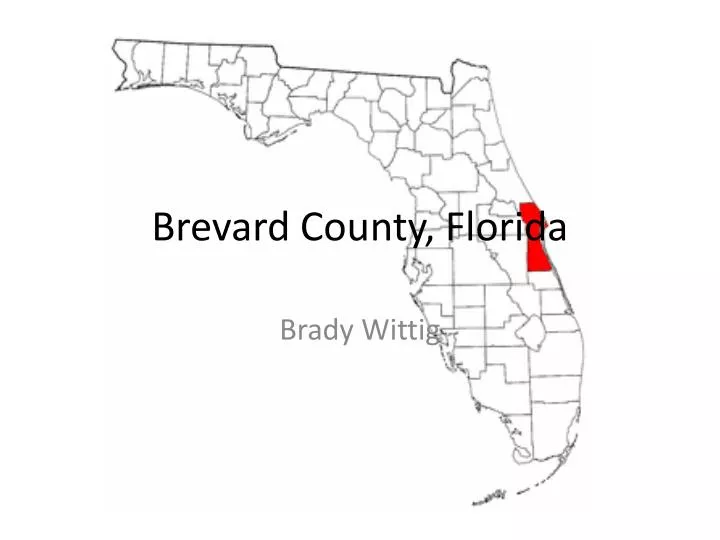 PPT Brevard County, Florida PowerPoint Presentation, free download