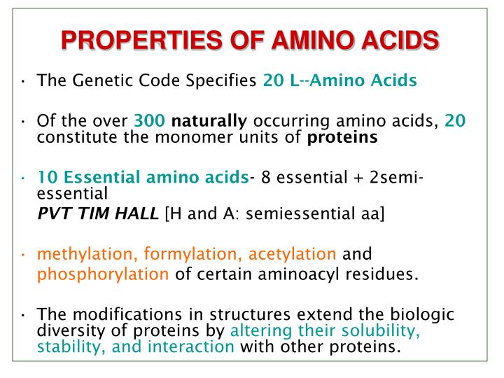 Chemistry Of Proteins And Amino Acids Ppt at Liam Edgar blog