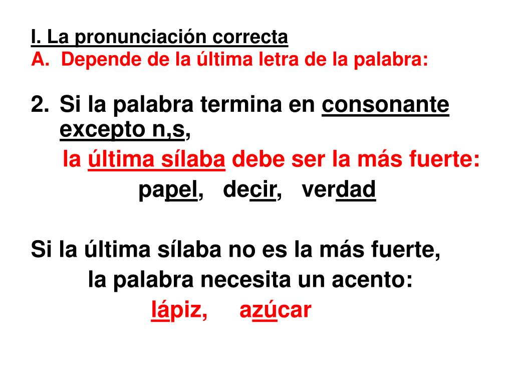 PPT - Reglas De Los Usos Del Acento PowerPoint Presentation, Free ...