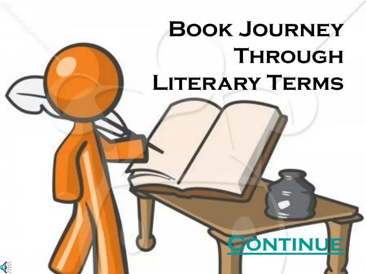 PPT Book Journey Through Literary Terms Continue PowerPoint