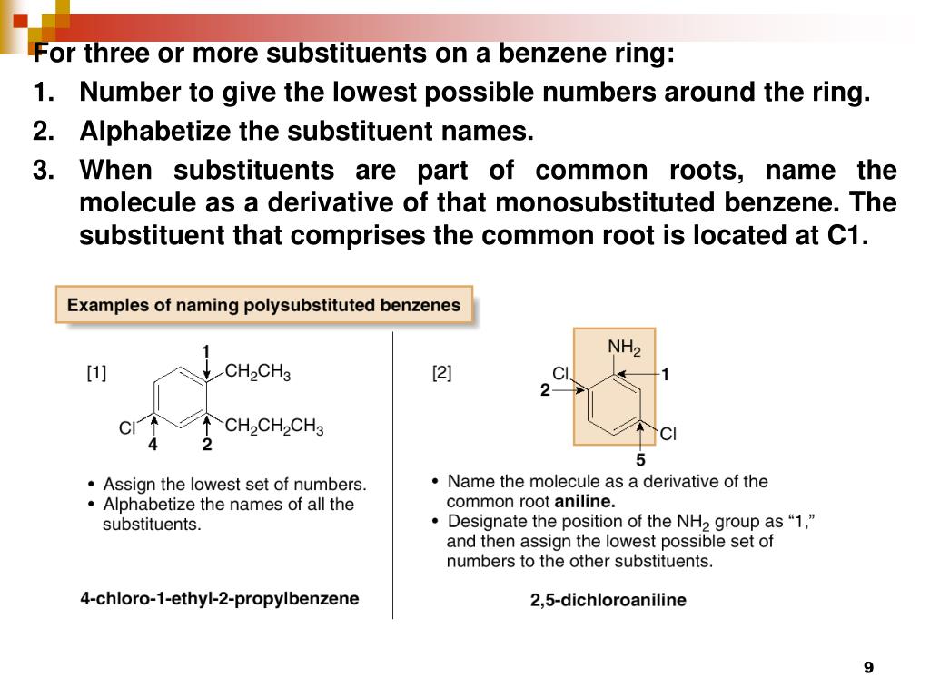 Chem 263 Sept 29, 2009 Nomenclature of Aromatic Compounds ...
