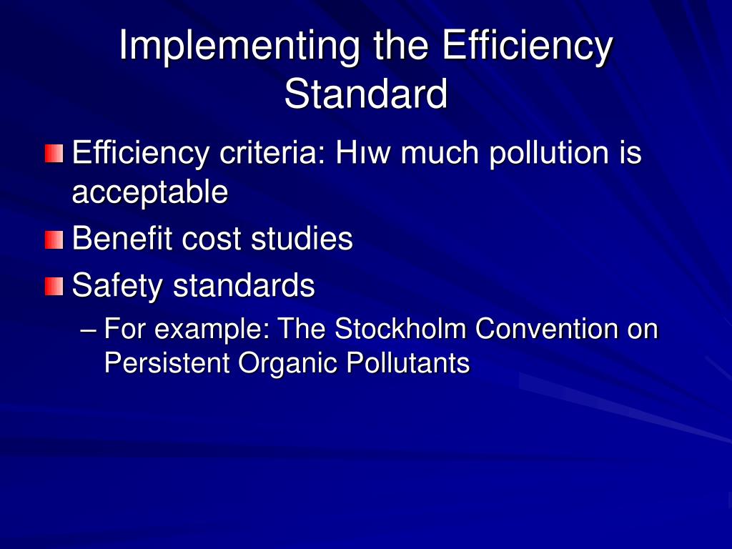 Effective Standard PPT - Measuring Environmental Costs: An Overview of CBA and Policy ...