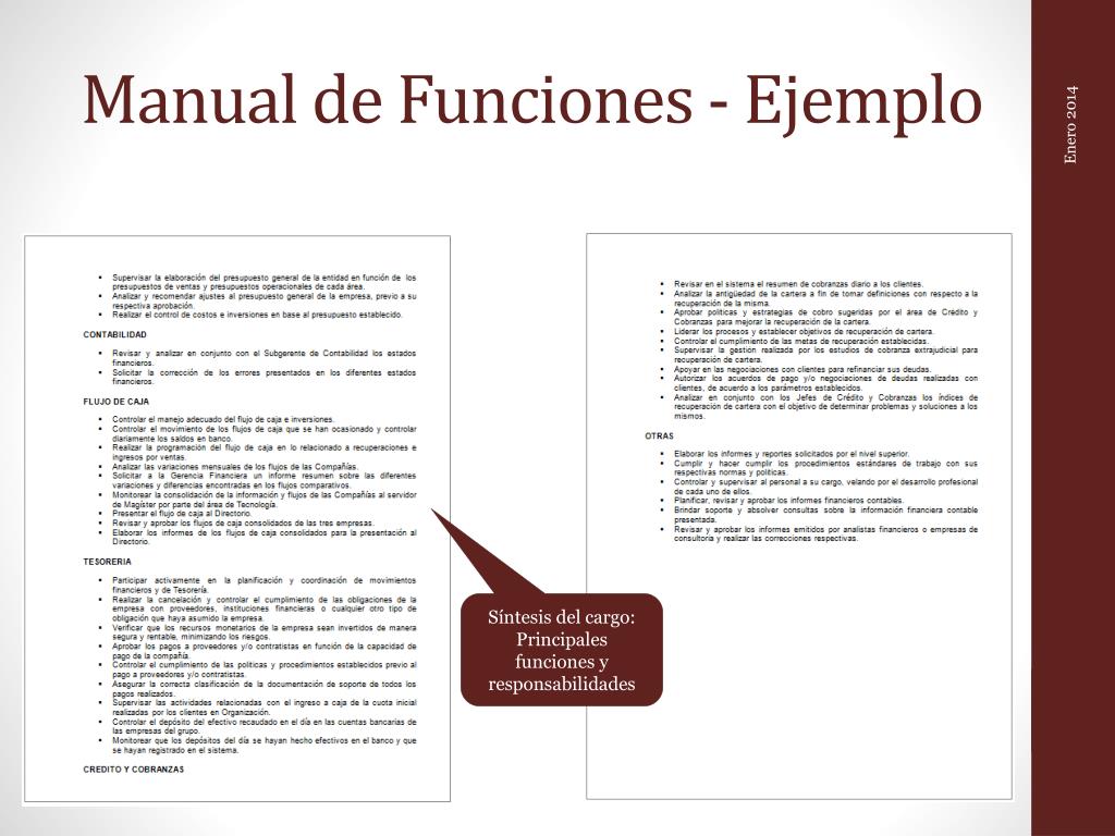 PPT - Manual de Funciones Políticas y de Personal PowerPoint Presentation -  ID:2956223