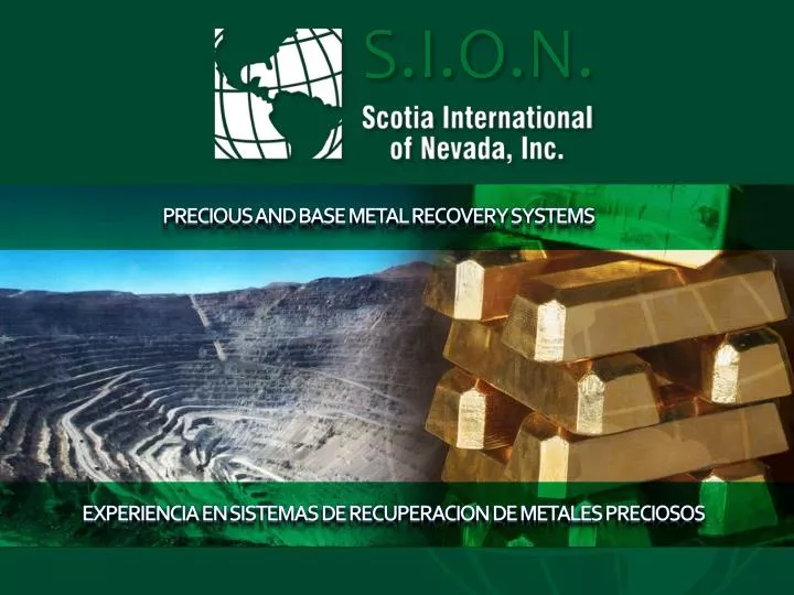 precious and base metal recovery systems n.