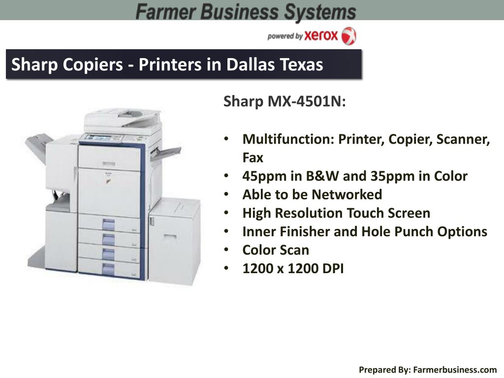 PPT Buy Sharp Copiers Printers in Dallas, Texas PowerPoint