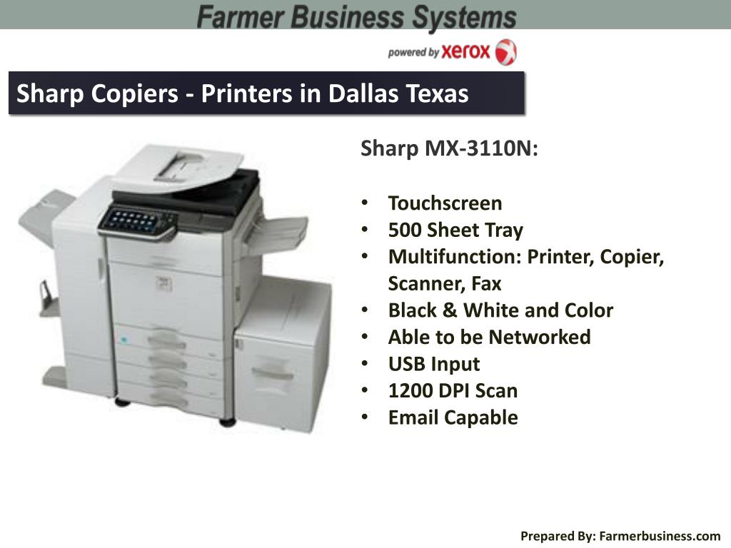 PPT Buy Sharp Copiers Printers in Dallas, Texas PowerPoint