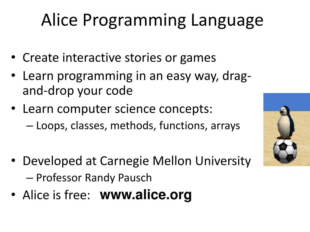 PPT - Engaging Middle School Teachers and Students with Alice in a ...