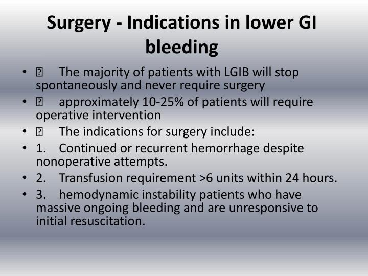 PPT GASTROINTESTINAL TRACT BLEEDING PowerPoint Presentation ID2959051