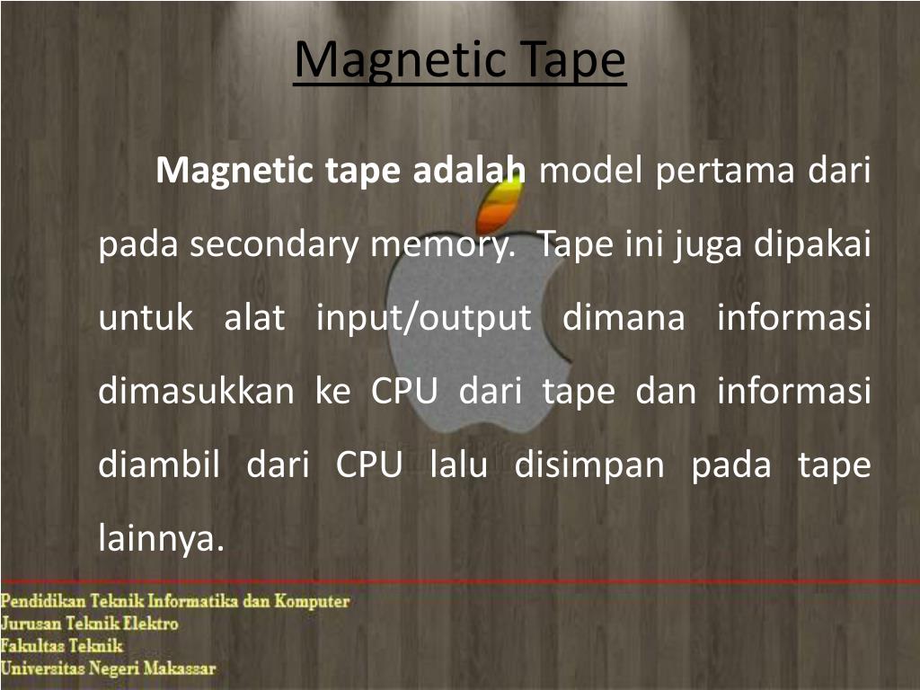 PPT - Magnetic Tape PowerPoint Presentation, free download - ID