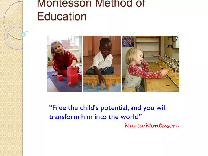 article montessori presentation