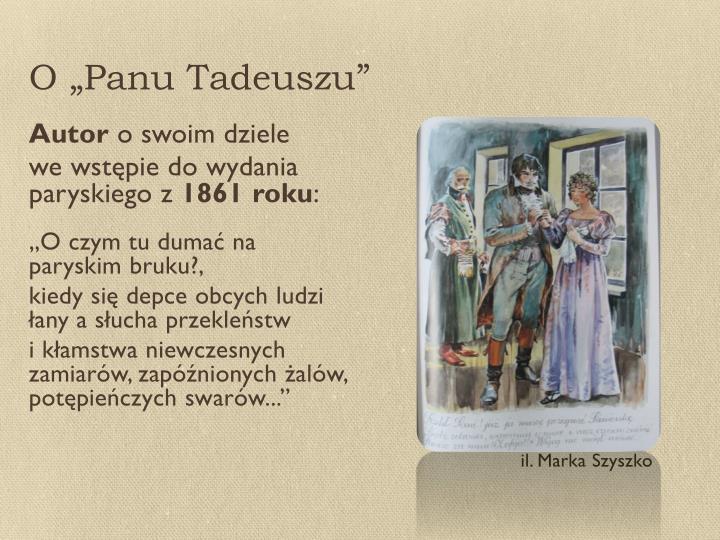 Kim Był Stolnik W Panu Tadeuszu PPT - „Pan Tadeusz” Adama Mickiewicza PowerPoint Presentation - ID:2961476