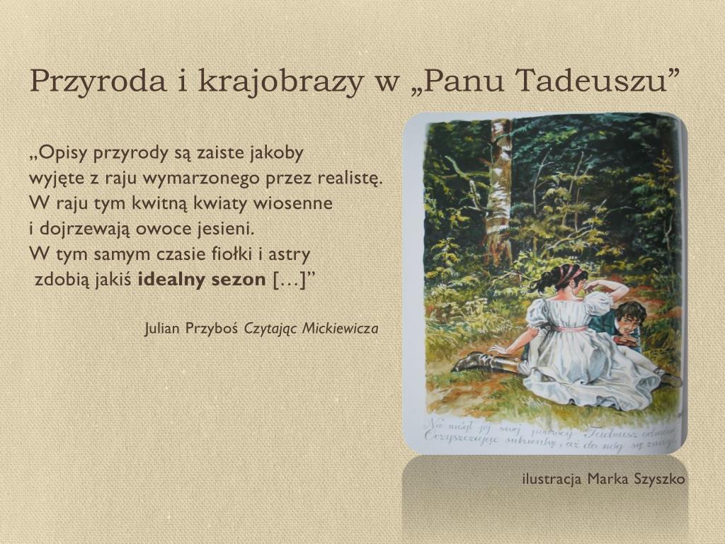 Zwyczaje I Obyczaje W Panu Tadeuszu PPT - „Pan Tadeusz” Adama Mickiewicza PowerPoint Presentation, free