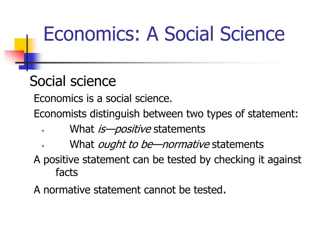 What Is Social Science In Economics