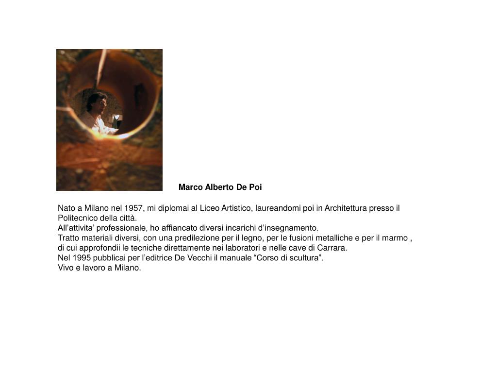PPT - Marco Alberto De Poi PowerPoint Presentation, free download - ID ...