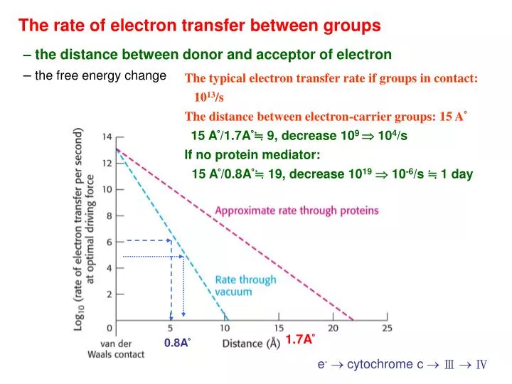 PPT The rate of electron transfer between groups PowerPoint
