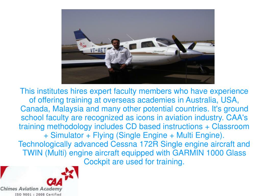 PPT Chimes Aviation Academy A Pioneer Institute Offering Extens