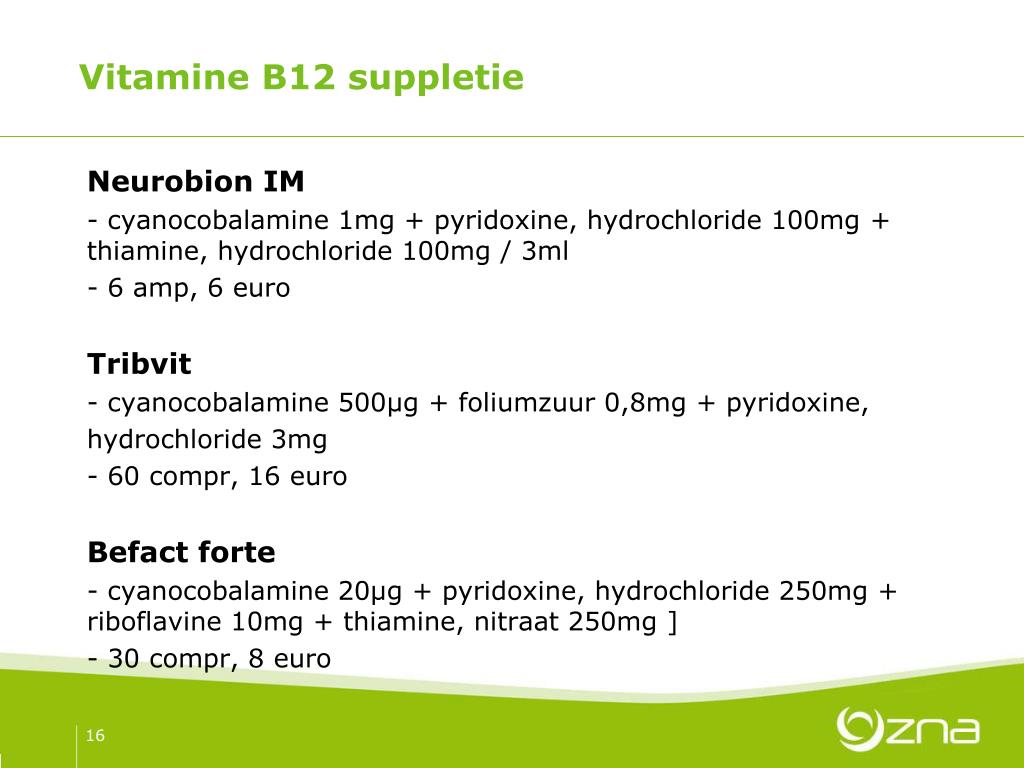 PPT - Anemie door Vitamine B12 en Foliumzuur Deficiëntie PowerPoint  Presentation - ID:2965150