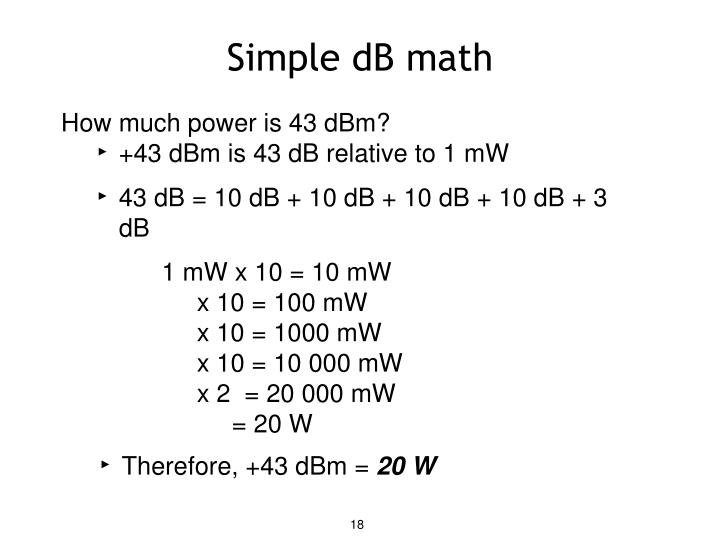PPT - dB math PowerPoint Presentation - ID:2965628