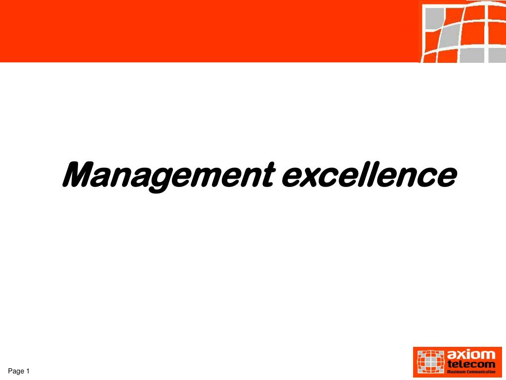 Ppt Management Excellence Powerpoint Presentation Free Download Id