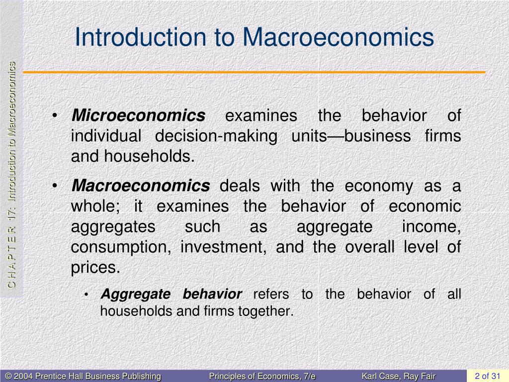introduction to macroeconomics assignment