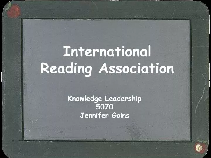 PPT International Reading Association PowerPoint Presentation, free
