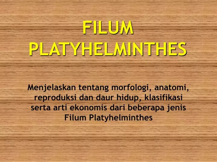 Filum platyhelminthes ppt. Állattan | Digitális Tankönyvtár