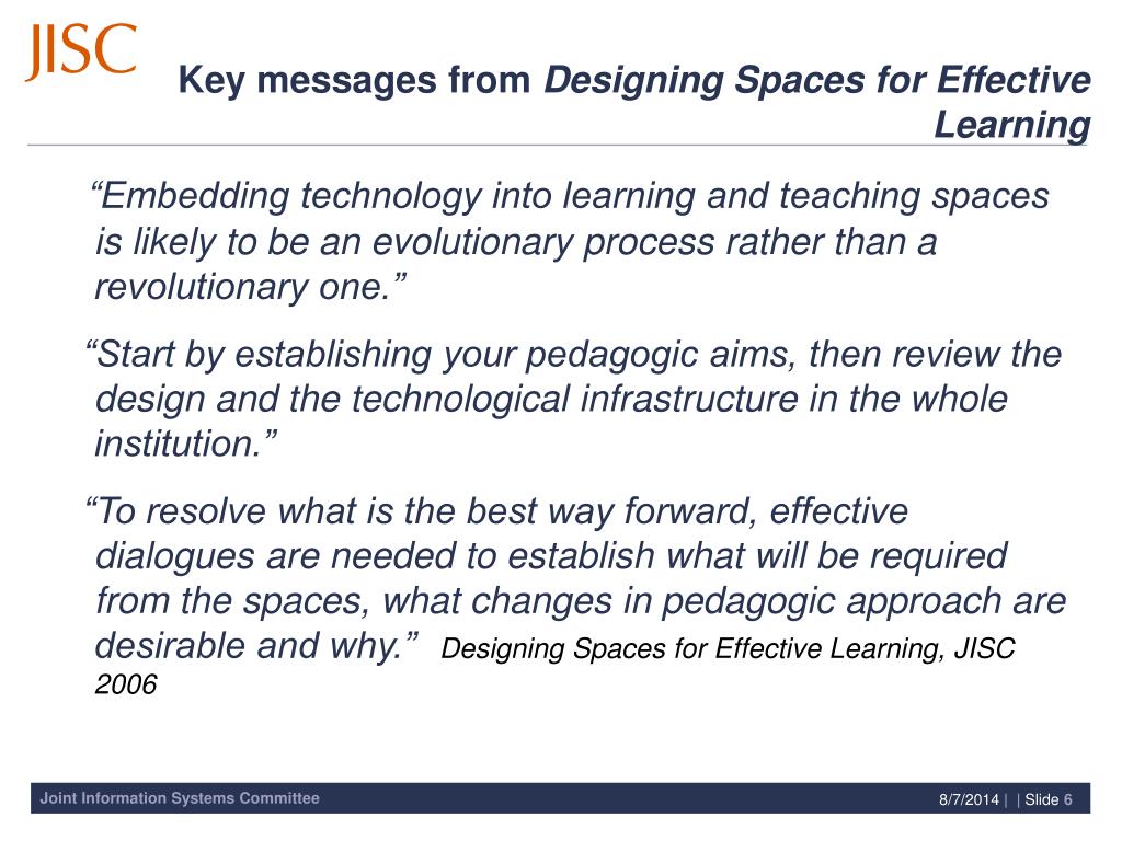PPT - Designing Spaces for Effective Learning PowerPoint Presentation ...