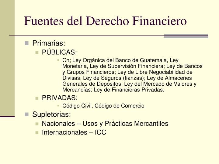 PPT - Marco General del Derecho Bancario PowerPoint Presentation - ID