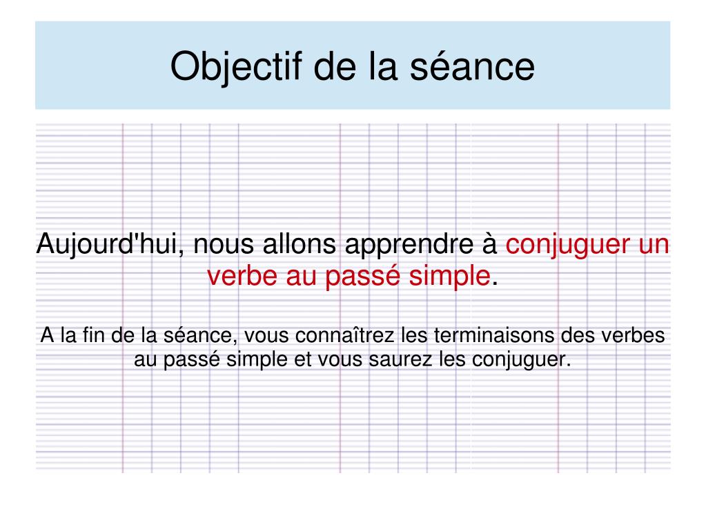 Ppt Objectif De La Seance Powerpoint Presentation Free Download Id 2968309