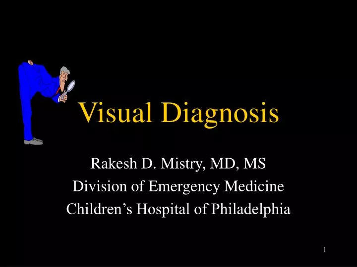visual diagnosis n.