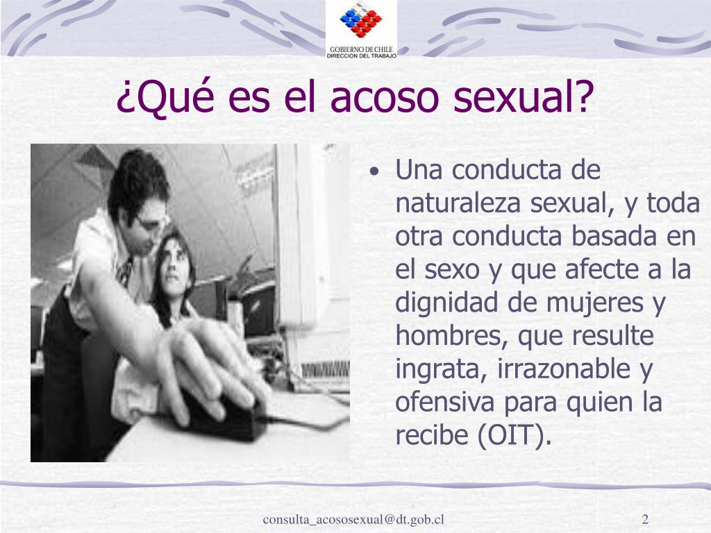 PPT - LEY DE ACOSO SEXUAL EN EL TRABAJO PowerPoint Presentation, free ...