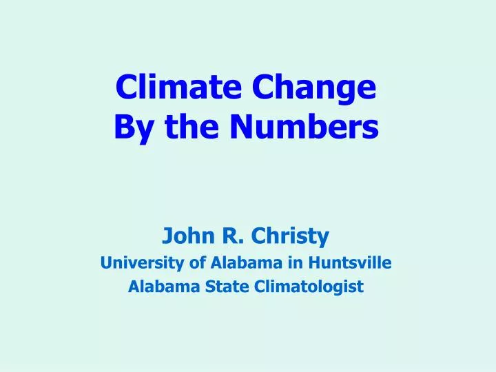 climate change by the numbers n.